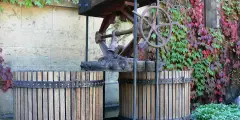 Old fashion wine press