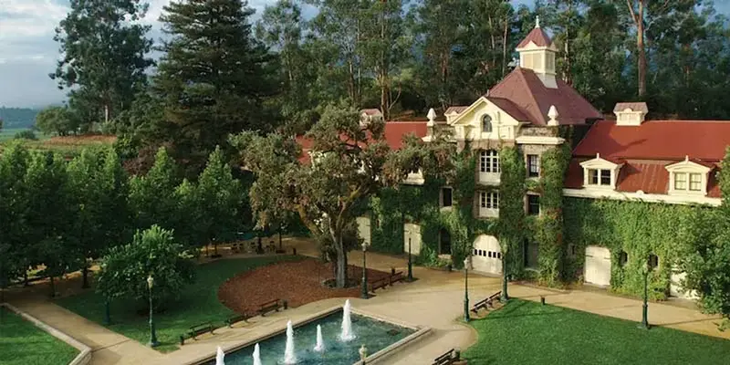 Napa Valley tasting room and vineyards